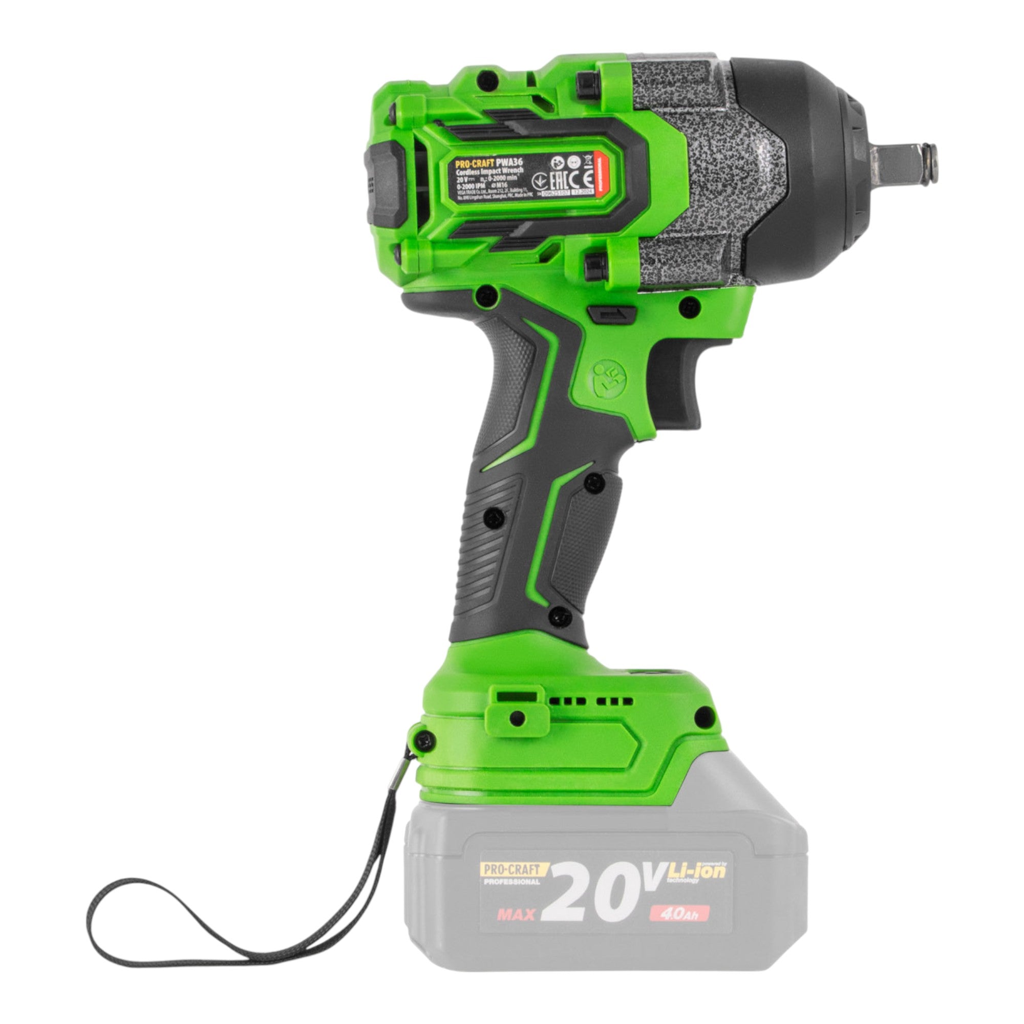 Procraft PWA36bb Akku Schlagschrauber 20 V 850 Nm 1 2 Brushless 1x Akku 4 0 Ah RHINO Toolcase ohne Ladegeraet 4 - toolbrothers