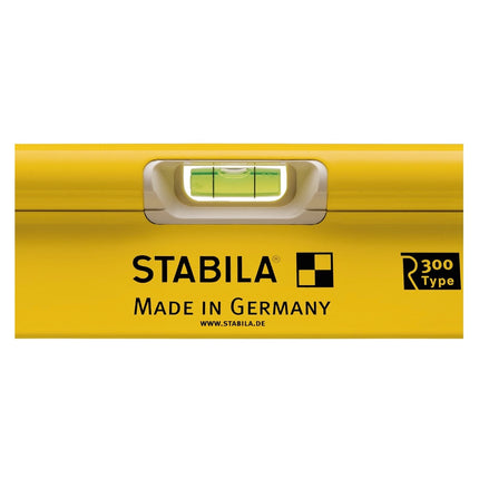 STABILA Type R 300 Wasserwaage 100 cm ( 18373 ) drei Libellen extrabreit R-Profil Rutsch-Stopper horizontales und vertikales Messen - Toolbrothers