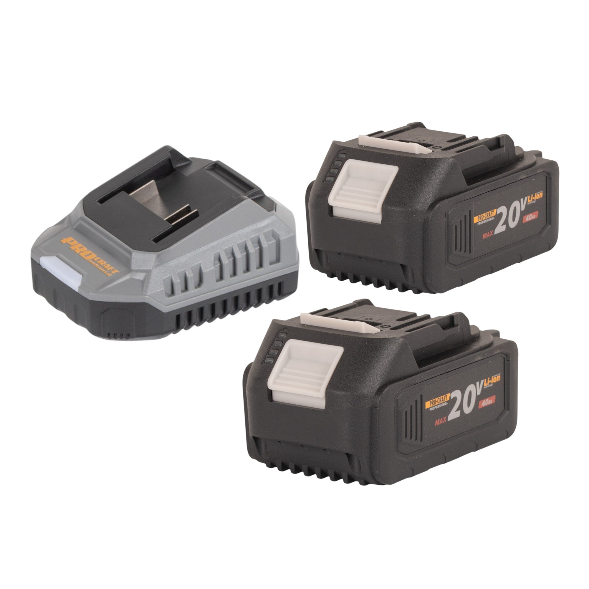 Procraft PHA40bb c Akku Bohrhammer 20 V 2 6 J SDS plus Brushless 2x Akku 4 0 Ah Ladegeraet Koffer 4 - toolbrothers