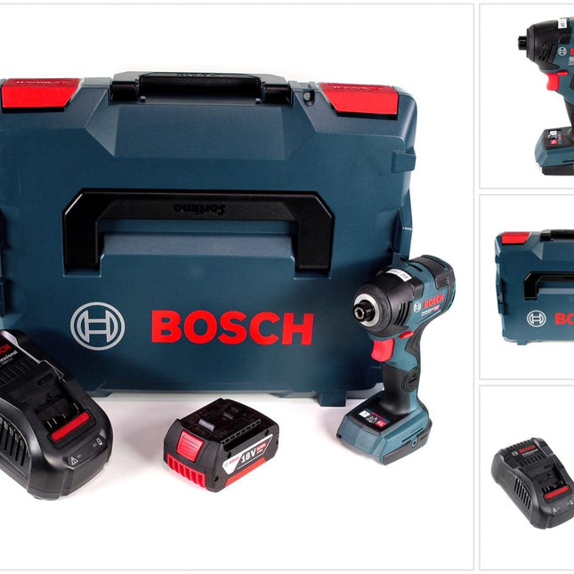 Bosch GDR 18 V-200 C Akku Drehschlagschrauber 18 V 1/4" in L-Boxx + 1 x 6,0 Ah Akku + Ladegerät - Toolbrothers