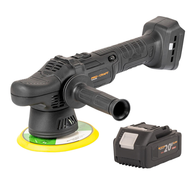 Procraft PM20bb Akku Poliermaschine 20 V 150 mm 1x Akku 4 0 Ah ohne Ladegeraet 0 - toolbrothers
