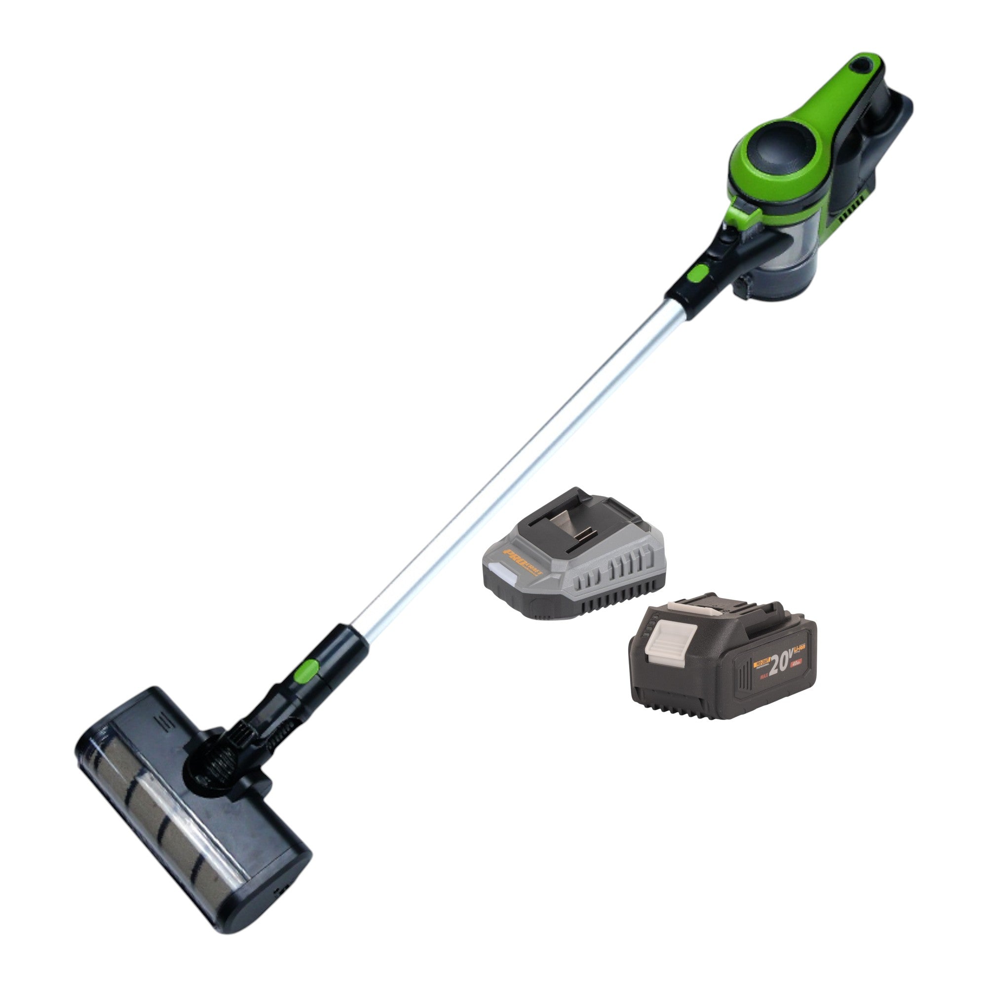 Procraft VP30 Akku Stielstaubsauger 20 V 0 8 l Brushless 1x Akku 4 0 Ah Ladegeraet 0 - toolbrothers