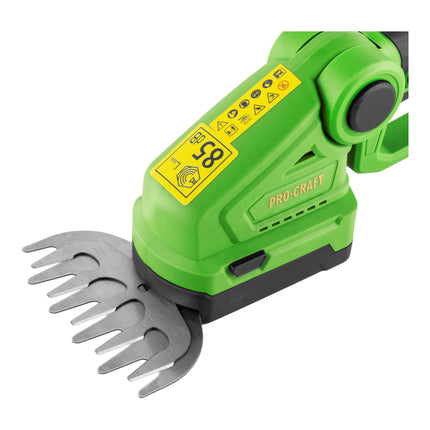 Procraft PGH2100 Akku Gras und Strauchschere 20 V 1x Akku 2 0 Ah Ladegeraet  3 - toolbrothers