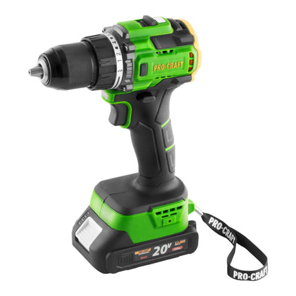 Procraft PA18LiH 1B C Akku Bohrschrauber 20 V 80 Nm Brushless 1x Akku 2 0 Ah Ladegeraet 32 tlg Bit Set Koffer 1 - toolbrothers