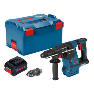 Bosch GBH 18V-26 F Professional Akku Bohrhammer 18 V 2,6 J SDS plus Brushless + 1x ProCORE Akku 5,5 Ah + L-Boxx - ohne Ladegerät