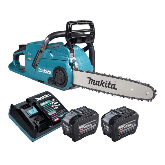 Makita UC 015 GE201 Akku Kettensaege 40 V max 35 cm Brushless 2x Akku 8 0 Ah Ladegeraet 0 - toolbrothers
