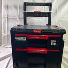 Qbrick System PRO Cart 2 0 Plus Drawer 2 mobile Box auf Raedern 520 x 415 x 660 mm 9 5 l 12 l abnehmbarer Doppelteleskopgriff Beschaedigt 0 - toolbrothers