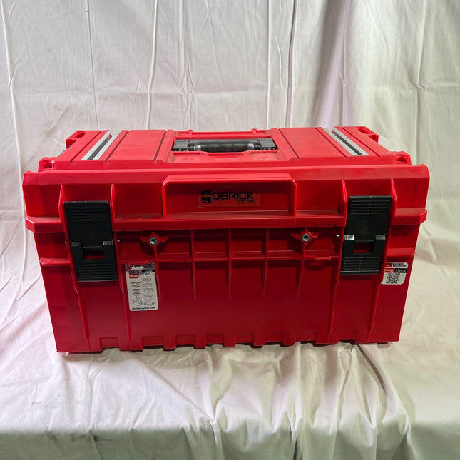 Qbrick System ONE 350 2 0 Technik RED ULTRA HD Custom Werkzeugkoffer modularer Organizer 585 x 385 x 320 mm 38 l stapelbar IP66 Leicht Gebraucht 0 - toolbrothers