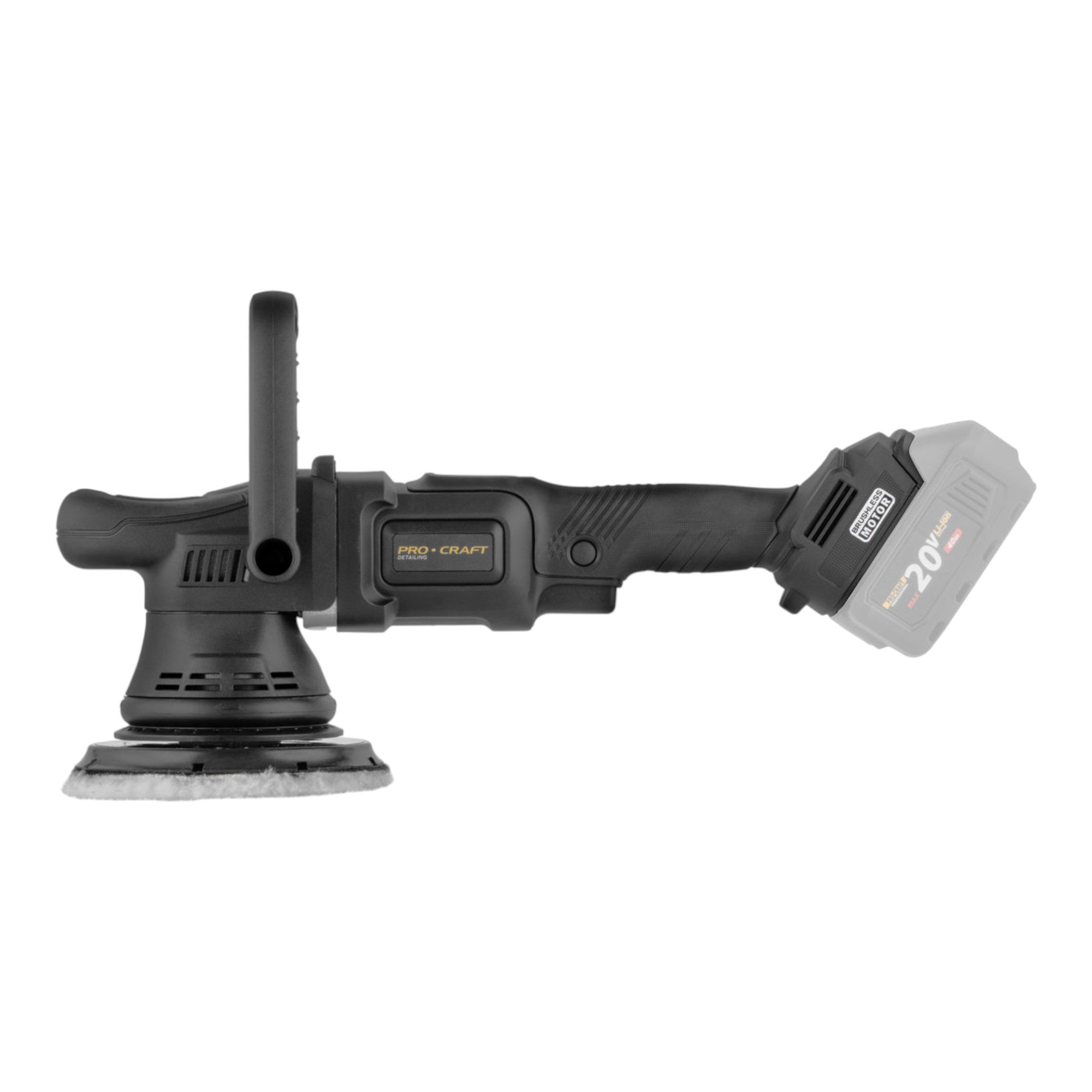 Procraft PM22bb Akku Poliermaschine 20 Volt 150 mm 1x Akku 4 0 Ah Ladegeraet 2 - toolbrothers