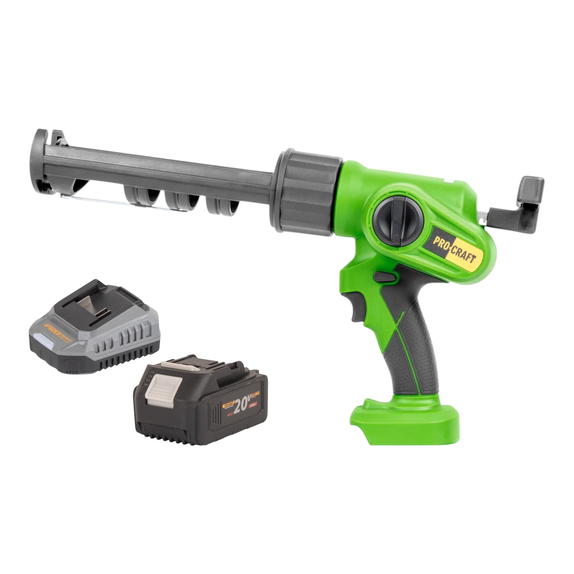 Procraft PC20bb Akku Kartuschenpistole 20 V 2000 N 280 310 ml 1x Akku 4 0 Ah Ladegeraet 0 - toolbrothers