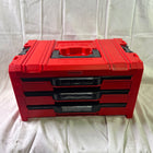 Qbrick System PRO Drawer 3 Toolbox 2 0 Expert RED ULTRA HD Werkzeugkoffer 450 x 310 x 244 mm 13 5 l stapelbar IP54 mit 3 Schubladen Beschaedigt 0 - toolbrothers