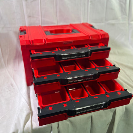 Qbrick System PRO Drawer 3 Toolbox 2 0 Expert RED ULTRA HD Werkzeugkoffer 450 x 310 x 244 mm 13 5 l stapelbar IP54 mit 3 Schubladen Beschaedigt 2 - toolbrothers