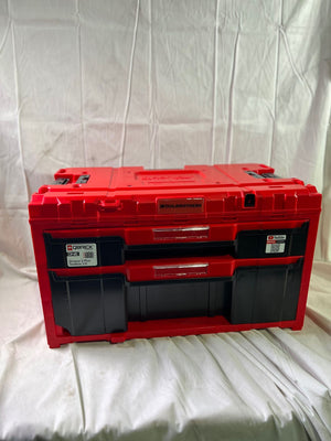 Qbrick System ONE Drawer 2 Plus Toolbox 2.0 Red Ultra HD modularer Werkzeugkasten 587 x 380 x 340 mm 9 l 20 l - Beschädigt