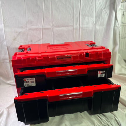 Qbrick System ONE Drawer 2 Plus Toolbox 2 0 Red Ultra HD modularer Werkzeugkasten 587 x 380 x 340 mm 9 l 20 l Beschaedigt 1 - toolbrothers