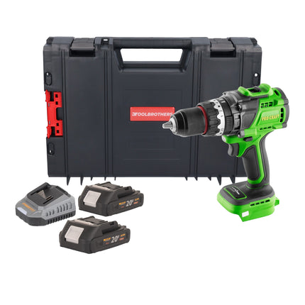 Procraft PA18ProBL BB Akku Schlagbohrschrauber 20 V 180 Nm Brushless 2x Akku 2 0 Ah Ladegeraet RHINO Toolcase 0 - toolbrothers