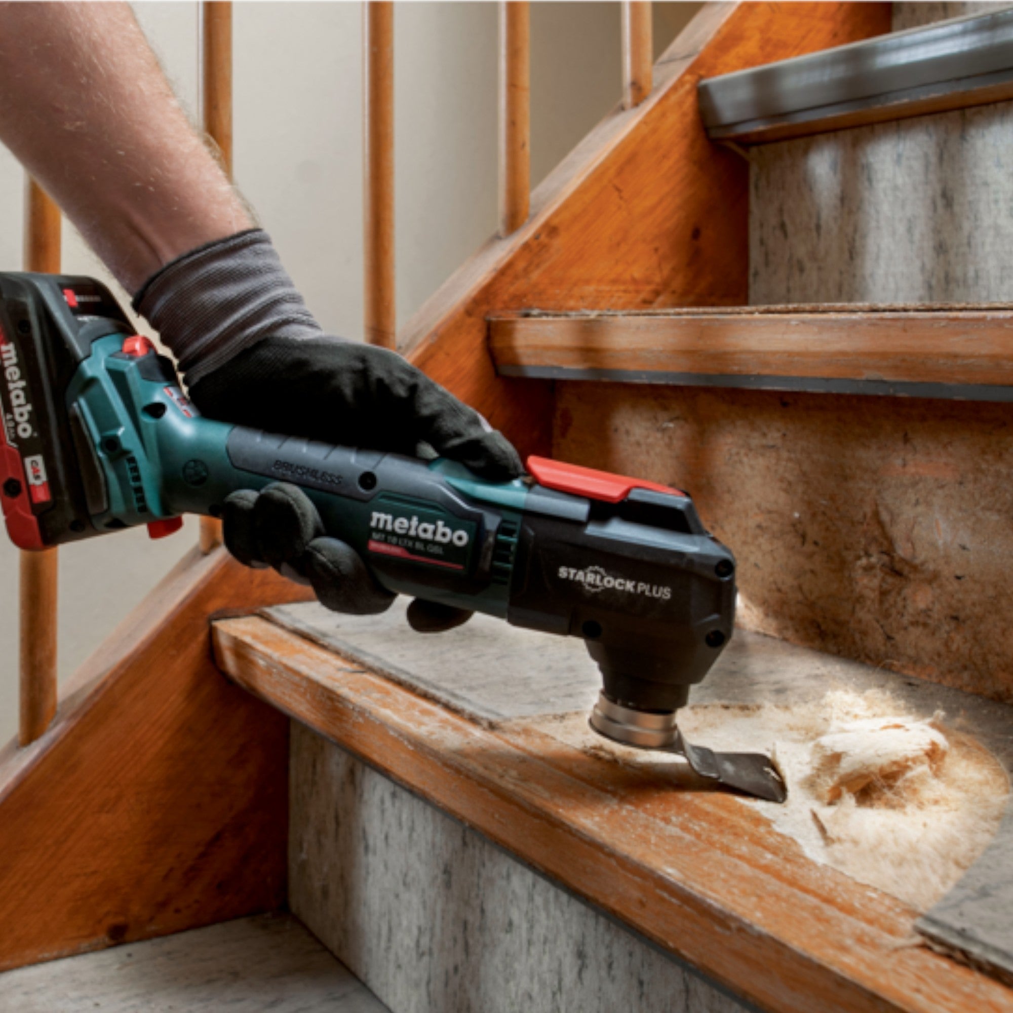 Metabo MT 18 LTX BL QSL Akku Multitool 18 V Brushless Starlock Plus 1x LiHDX Akku 4 0 Ah Ladegeraet 3 - toolbrothers
