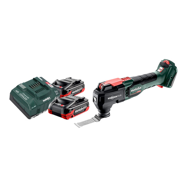 Metabo MT 18 LTX BL QSL Akku Multitool 18 V Brushless Starlock Plus 2x LiHDX Akku 4 0 Ah Ladegeraet 0 - toolbrothers