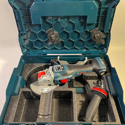 Bosch GWX 18V 15 SC Professional Akku Winkelschleifer 18 V 06019H6500 125 mm BITURBO X LOCK L BOXX ohne Akku ohne Ladegeraet Leicht Gebraucht 2 - toolbrothers