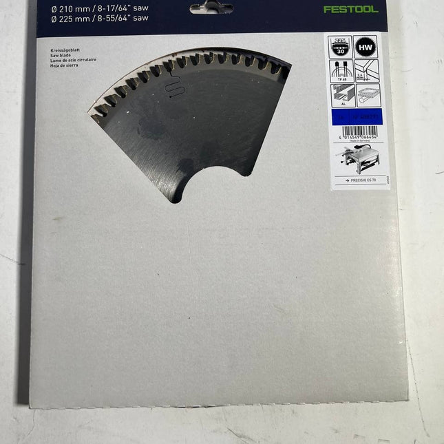 Festool HW 225x2 6x30 TF68 Kreissaegeblatt Aluminium Plastics 488291 225 x 2 6 x 30 mm 68 Zaehne fuer Aluminium NE Metalle Kunststoffe PVC Gebraucht 0 - toolbrothers