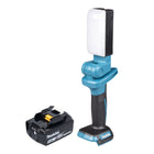Makita DML 816 T1X Akku Arbeitsleuchte 18 V 500 lm LED 1x Akku 5 0 Ah ohne Ladegeraet 0 - toolbrothers