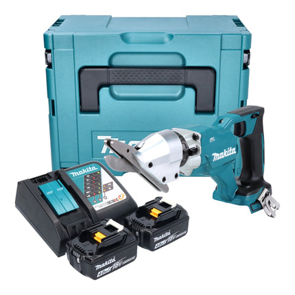 Makita DJS 800 RMJ Akku Faserzementschere 18 V Brushless 2x Akku 4 0 Ah Ladegeraet Makpac 0 - toolbrothers