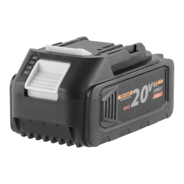Procraft 20 4C Akku 20 V 4 0 Ah 4000 mAh Li ion mit Ladestandsanzeige 0 - toolbrothers