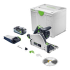 Festool TSC 55 KSEB Basic Akku Tauchsaege 18 V 160 mm Brushless 1x Akku 8 0 Ah Systainer ohne Ladegeraet 0 - toolbrothers
