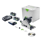 Festool TSC 55 KSEB Basic Akku Tauchsaege 18 V 160 mm Brushless 2x Akku 8 0 Ah Ladegeraet Systainer 0 - toolbrothers