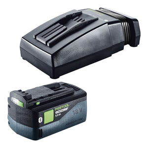 Festool Energie Set 1x BP 18 Li 5,0 HP-ASI HighPower Akkupack 18 V 5,0 Ah ( 578519 ) + TCL 6 Ladegerät ( 201135 )