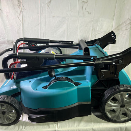 Makita DLM 480 CT2 Akku Rasenmaeher 36 V 2x 18 V 48 cm 62 l 2x Akku 5 0 Ah Ladegeraet Reparaturgeraet 0 - toolbrothers