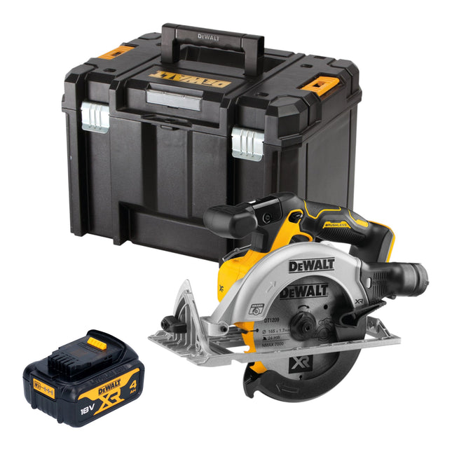 DeWalt DCS 565 NT Akku Handkreissaege 18 V 165 mm Brushless 1x Akku 4 0 Ah TSTAK ohne Ladegeraet 0 - toolbrothers