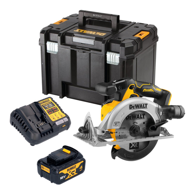 DeWalt DCS 565 M1T Akku Handkreissaege 18 V 165 mm Brushless 1x Akku 4 0 Ah Ladegeraet TSTAK 0 - toolbrothers