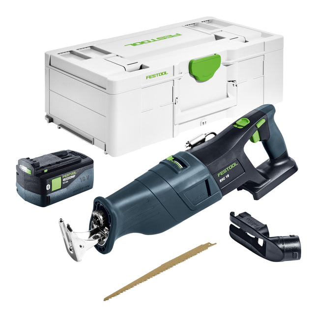 Festool RSC 18 EB Basic Akku Saebelsaege 18 V Brushless 1x Akku 5 0 Ah Systainer ohne Ladegeraet 0 - toolbrothers