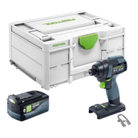Festool TID 18 Basic Akku Schlagschrauber 18 V 180 Nm 1 4 1x Akku 5 0 Ah Systainer ohne Ladegeraet 0 - toolbrothers