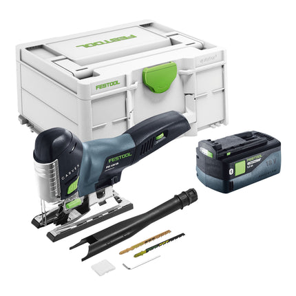 Festool CARVEX PSC 420 EB Basic Akku Pendelstichsaege 18 V 120 mm Brushless 1x Akku 5 0 Ah Systainer ohne Ladegeraet 0 - toolbrothers