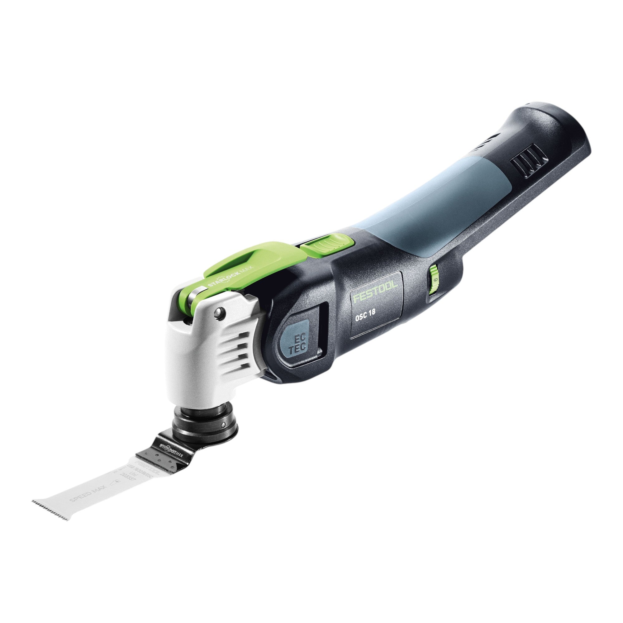 Festool OSC 18 E Basic Akku Oszillierer 18 V Starlock Max Brushless 1x Akku 5 0 Ah Ladegeraet Systainer 1 - toolbrothers