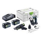 Festool DURADRIVE DWC 18 2500 Basic Akku Bauschrauber 18 V 18 Nm Brushless 2x Akku 5 0 Ah Ladegeraet Systainer 0 - toolbrothers