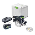 Festool HKC 55 KEB Basic Akku Handkreissaege 18 V 160 mm Brushless 1x Akku 5 0 Ah Ladegeraet Systainer 0 - toolbrothers