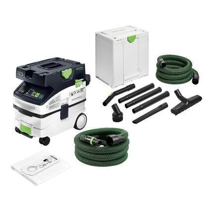 Festool CTM MIDI I CLEANTEC Absaugmobil 1200 Watt 15 l Staubkl M RS HW D 36 Plus Handwerker Reinigungsset 0 - toolbrothers