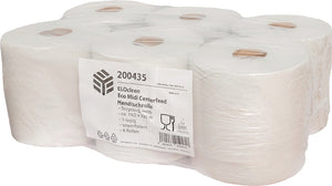 ELOS Handtuchrolle ELOclean Eco Midi Centerfeed unperforiert, 1-lagig naturweiß ( 9000469247 )