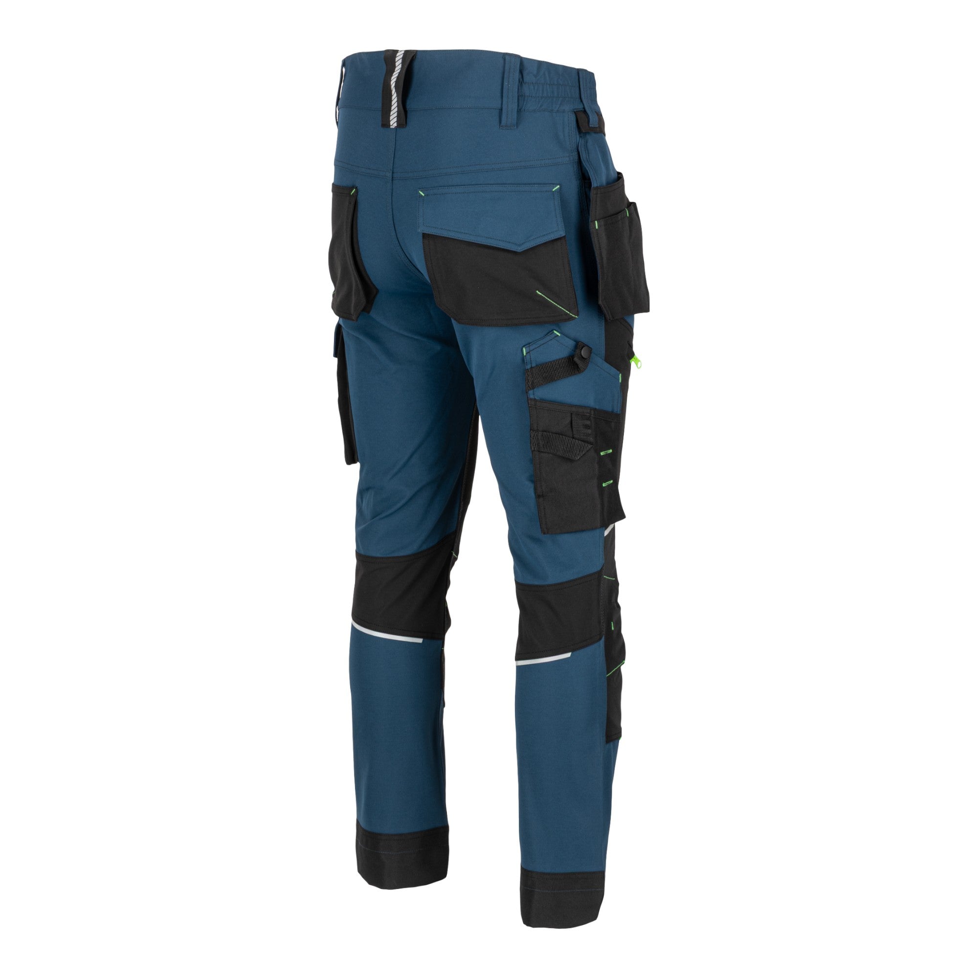 LAHTI PRO Stretch Arbeitshose Groesse XXXL L4056006 blau schwarz gruen 4 - toolbrothers