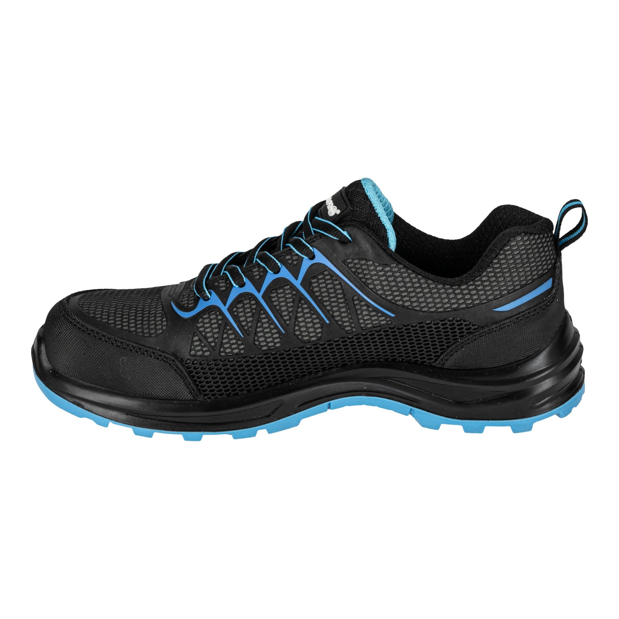 LAHTI PRO Sicherheitshalbschuh KPU Mesh S1P SRC Groesse 44 L3042244 schwarz blau 2 - toolbrothers