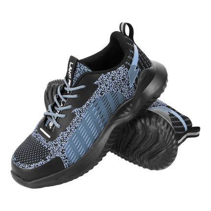 LAHTI PRO Sicherheitshalbschuh gestrickt SB FO Groesse 47 L3044247 blau schwarz 1 - toolbrothers