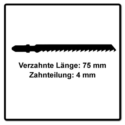 Festool S 75/4/200 WOOD Basic Stichsägeblatt 75 mm 200 Stk. ( 2x 204346 ) geschränkte Zähne für schnellen Schnitt, HCS Stahl - Toolbrothers