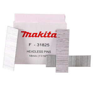 Makita Stifte Pins 18 x 0,6 mm 10000 Stück ( F-31825 ) für Akku Pintacker DPT351 / DPT353