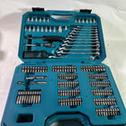 Makita E 17980 Werkzeug Set 231 tlg 5 16 1 4 1 2 Schraubendreher Ratsche Schraubenschluessel Bits Koffer Leicht Gebraucht 0 - toolbrothers