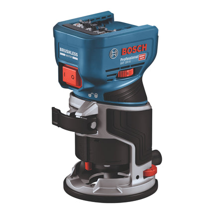 Bosch GKF 18V 8 Professional Akku Kantenfraese 18 V 8 0 mm Brushless 2x Akku 4 0 Ah Ladegeraet Taucheinheit L Boxx 1 - toolbrothers