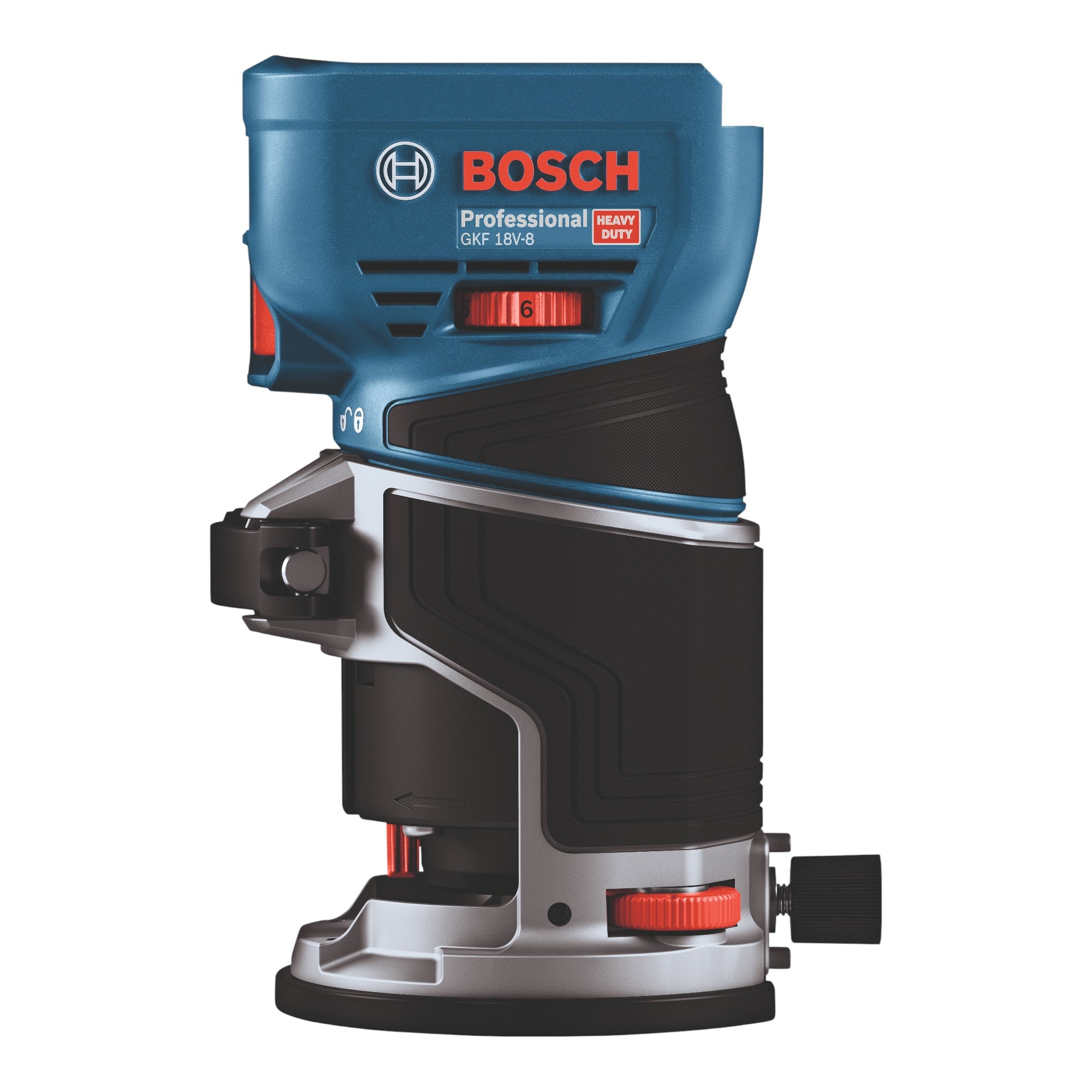 Bosch GKF 18V 8 Professional Akku Kantenfraese 18 V 8 0 mm Brushless 1x Akku 5 0 Ah Ladegeraet Taucheinheit L Boxx 2 - toolbrothers