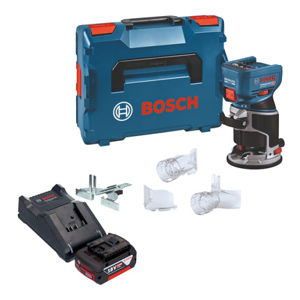 Bosch GKF 18V 8 Professional Akku Kantenfraese 18 V 8 0 mm Brushless 1x Akku 5 0 Ah Ladegeraet L Boxx 0 - toolbrothers