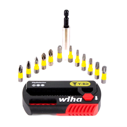 Wiha SB 7947Y-904 FlipSelector ( 41827 ) Y-Bit 25 mm Phillips, Pozidriv, TORX® 13-tlg. 1/4" - Toolbrothers